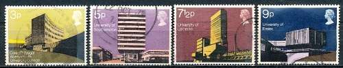 GB   1971   -  QE   Modern University Buildings    FULL  SET  -  FINE  USED