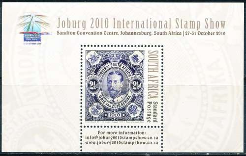 RSA  - 2009 -  Stamp Exhibition JOBURG 2010 - Johannesburg -  MINI-SHEET  -  FINE  MINT