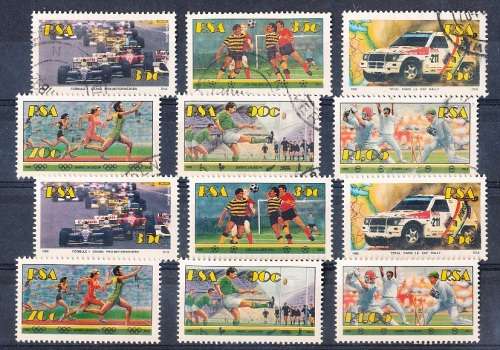 RSA -  1992  -   Sports  SET  - FINE MINT and POSTALLY USED
