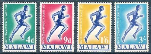 MALAWI  1970 -   Commonwealth Games, Edinburgh -   FULL SET   -   FINE MINT