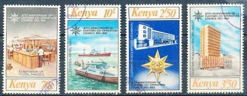 KENYA  1983 -    Customs Cooperation Council -   FULL  SET   -  FINE  USED