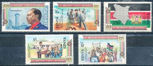 KENYA  1983 -    Anniversary of lndependence  -   FULL SET - MINT