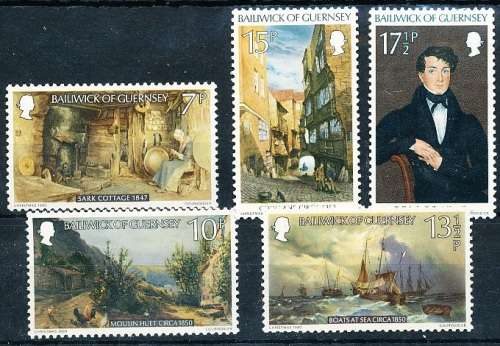 GUERNSEY   - 1980    Christmas Stamps  SET  -      MINT