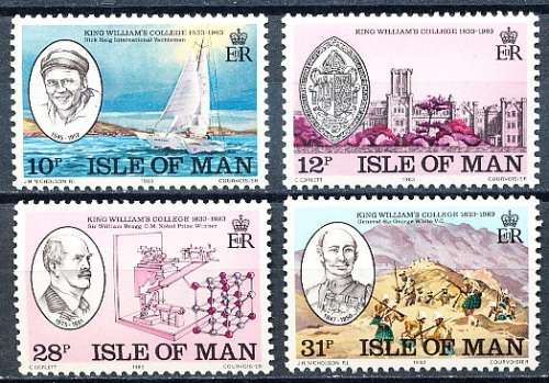 ISLE of MAN  - 1983  King Williams College  SET  - FINE MINT