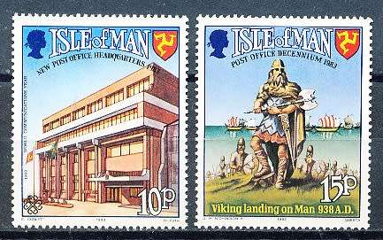 ISLE of MAN  - 1983  Post Office Decennium  SET  - FINE MINT