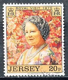 JERSEY   - 1975   Royal Visit  -  FINE USED