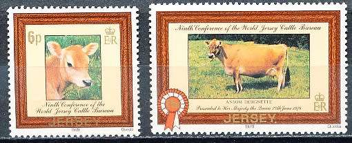 JERSEY   - 1979    World Jersey Cattle Bureau  FULL SET    -  FINE  MINT