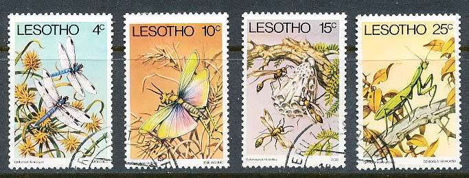 LESOTHO  1978 -    Insects   FULL SET   -   FINE  CTO USED