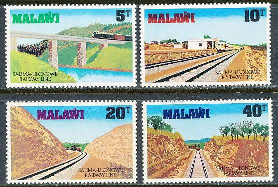 MALAWI  1979 -    Opening of Salima-Lilongwe Railway Line   FULL SET   -  FINE  MINT