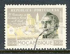 MOZAMBIQUE   - 1954  -   Anniversary of Sao Paulo  -   FINE USED