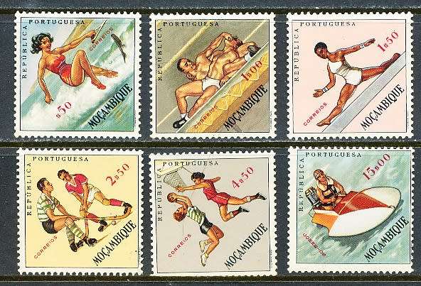 MOZAMBIQUE   - 1962  -  Sports FULL  SET   - MINT