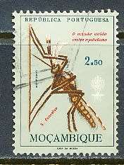 MOZAMBIQUE   - 1962  - Malaria Eradication   -   FINE USED