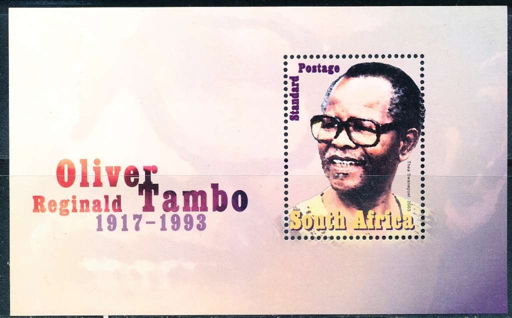 RSA  - 2003 -    Oliver Tambo  -  MINI-SHEET  - FINE  MINT