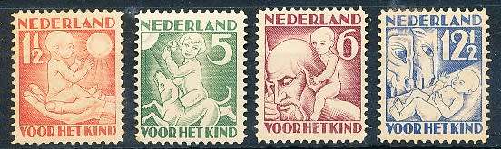 NETHERLANDS  1930  -   Child Care -  FULL SET  -  MINT