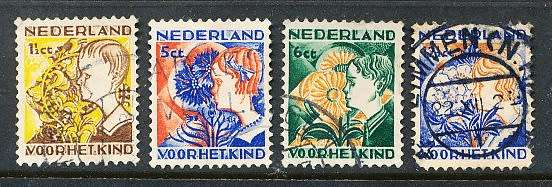 NETHERLANDS  1932  -  Child Care  FULL SET   -  FINE   USED