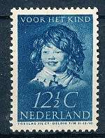 NETHERLANDS  1937  -  Child Care  TOP VALUE    - MINT