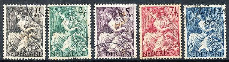 NETHERLANDS  1946  -    National Help   FULL  SET   -   FINE USED