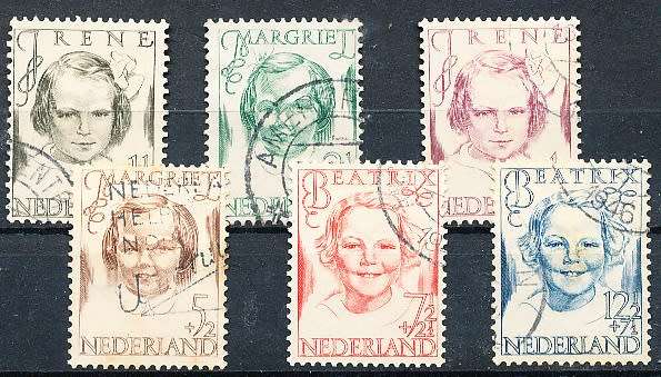 NETHERLANDS  1946  -    Child Care and Fight Against Tuberculosis   FULL  SET   -   FINE USED