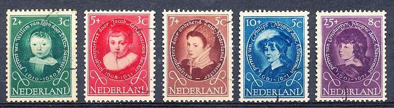NETHERLANDS  1955  -   Child Care  FULL  SET   - FINE USED