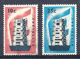 NETHERLANDS  1956  -  EUROPA Stamps   FULL  SET   - FINE USED