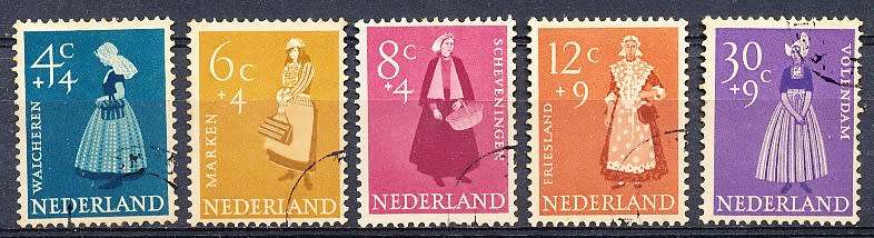 NETHERLANDS  1958  -  Charity Stamps  FULL  SET   - FINE USED