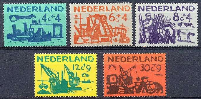 NETHERLANDS  1959  -  Charity Stamps   FULL  SET   - MINT