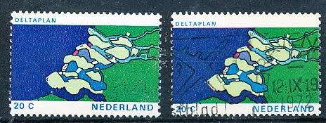 NETHERLANDS  1972  -    Deltaplan   FULL  SET   -  FINE MINT and USED