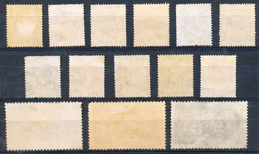 GREAT BRITAIN 1934 -  KGV   SEAHORSES SET to the 10/ -   FINE USED   +/-  R 4500