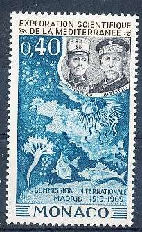 MONACO  1969   -  Scientific Exploration   SINGLE ISSUE  - FINE  MINT