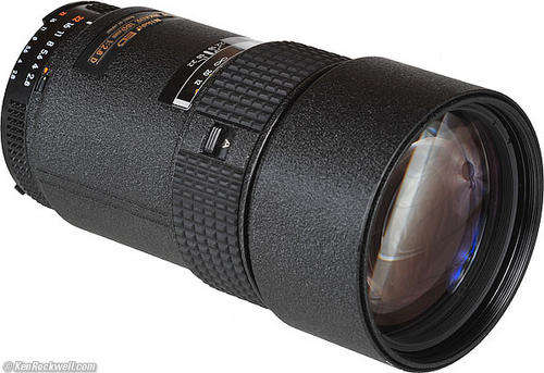 NIKON NIKKOR 180MM F2.8 AF D LENS - LIKE NEW! A GREAT LENS!