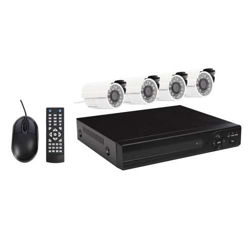 4 Channel AHD Recording  Security System