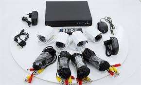 4 Channel AHD Recording  Security System
