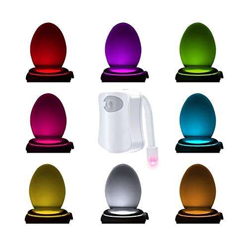 LED Toilet Nightlight with Motion Sensor ( Stock)