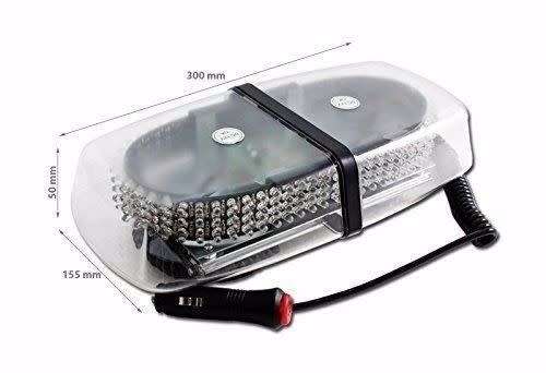 CAR STROBE LIGHT MAGNETIC ROOF MOUNT - .WHITE