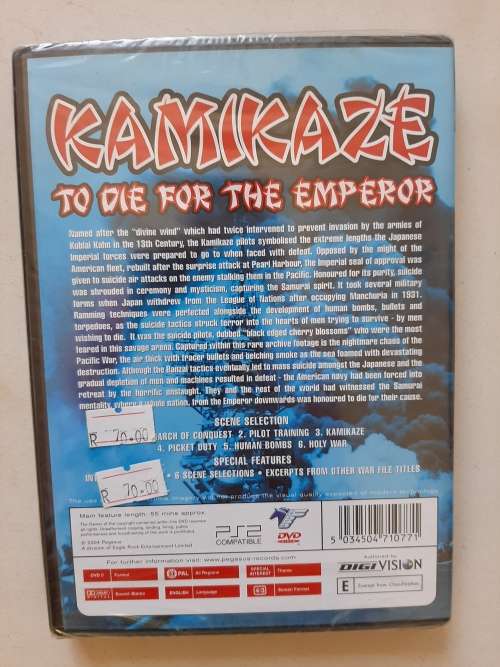 Kamikaze - To Die For The Emperor (DVD, 2004)