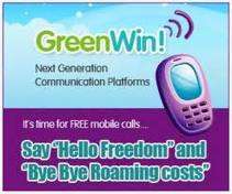 Green Win Network - Make unlimitted free calls and earn 5% refferal commisions 10 levels down