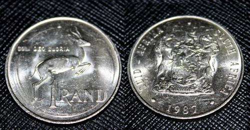 50 x R1 coins from various years and in various condition