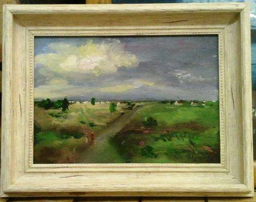 MIKE TALJAARD ORIGINAL OIL PAINTING (RIVER SCENE, EARLY MORNING)