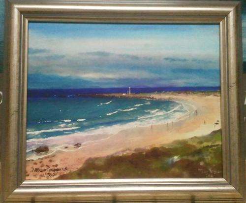 FRAMED MIKE TALJAARD LIMITED EDITION REPRODUCTION ON BOARD CANVAS (MISTY CLIFFS) AUTHENTIFICATION