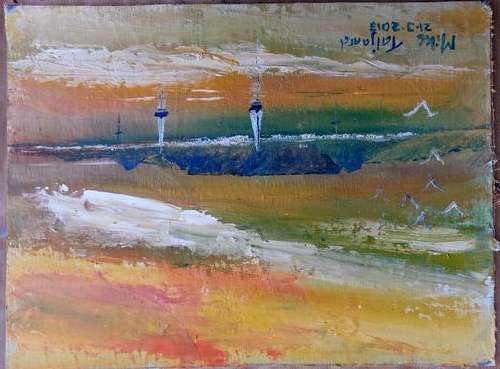 UNFRAMED MIKE TALJAARD ORIGINAL OIL PAINTING (TABLE MOUNTAIN, 2013)