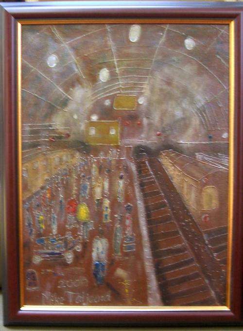 Original Baroque Art: Railway Station by Mike Taljaard