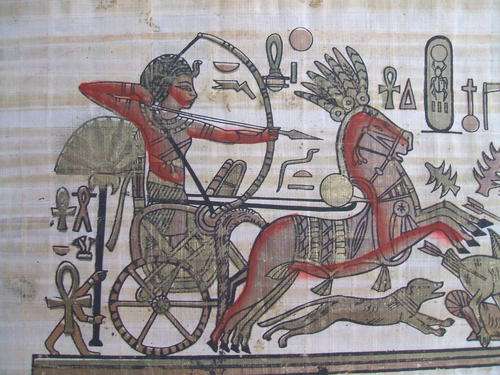 PAPYROS, BOW AND ARROW HORSEMAN
