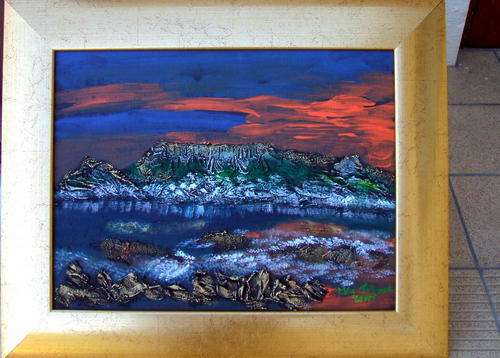 TABLE MOUNTAIN, CAPE TOWN, SOUTH AFRICA, SUNSET T5 by Mike Taljaard