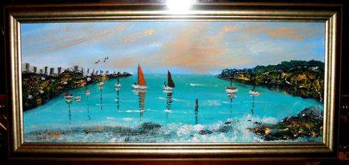 MIKE TALJAARD ORIGINAL - GOLDEN BAY AT SUNSET (M3)