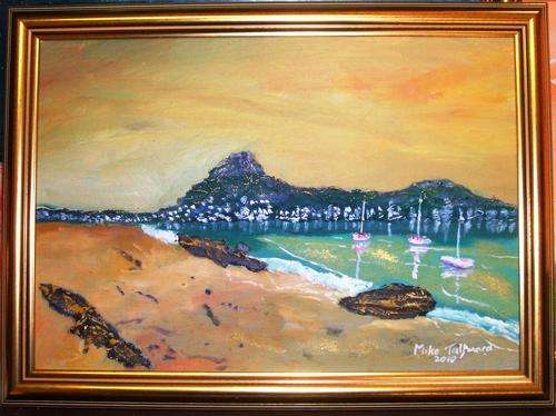 MIKE TALJAARD ORIGINAL, MILNERTON BEACH, CAPE TOWN, SOUTH AFRICA, SUNSET TU44
