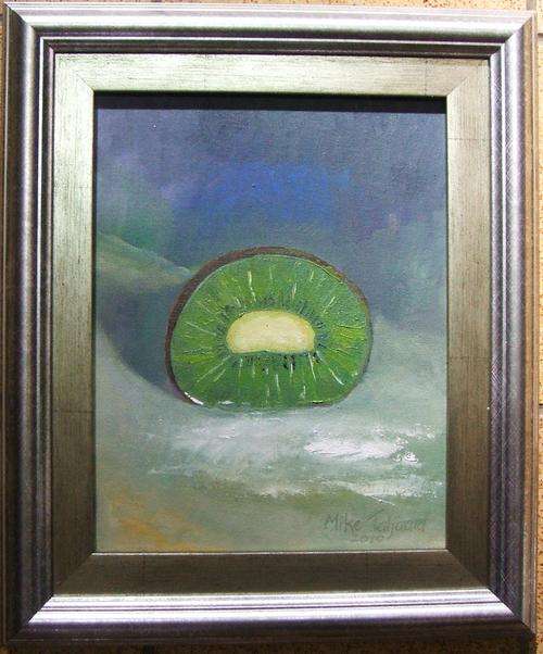 MIKE TALJAARD ORIGINAL, R1 START.  KIWIE FRUIT,  STILL LIFE