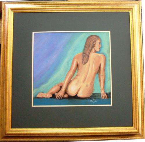 CHALK PASTELS, NUDE by MIGGIE
