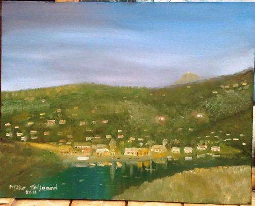 MIKE TALJAARD ORIGINAL OIL PAINTING ON BOARD CANVAS (PARATES CREEK, WILDERNES 1)