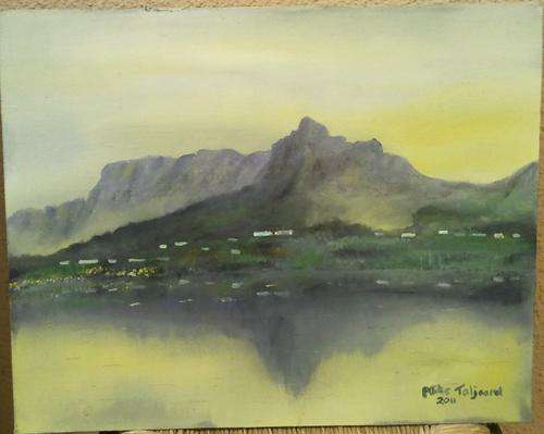 MIKE TALJAARD ORIGINAL OIL PAINTING ON BOARD CANVAS (DEVILS PEAK 3)