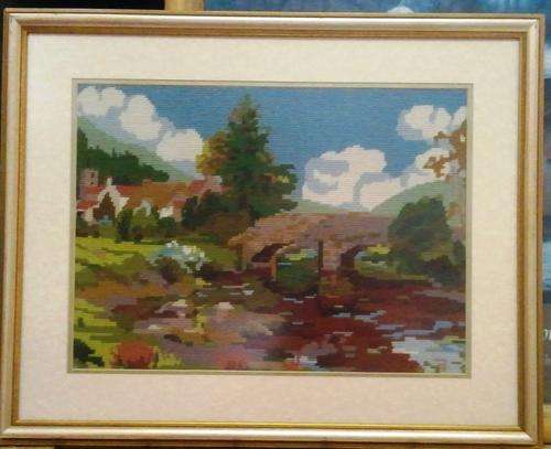 FRAMED WOOL EMBROIDERY 21/8/1998 TOKAI